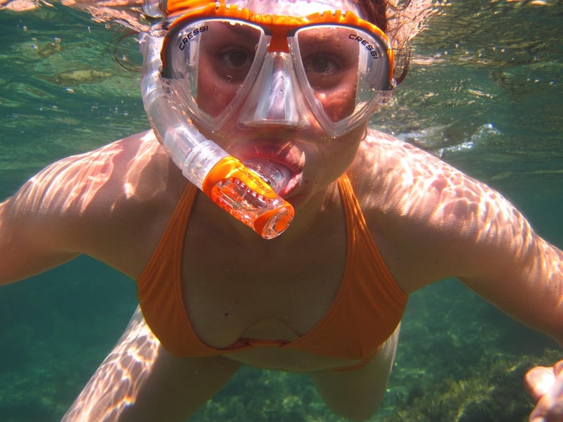 snorkeling gear